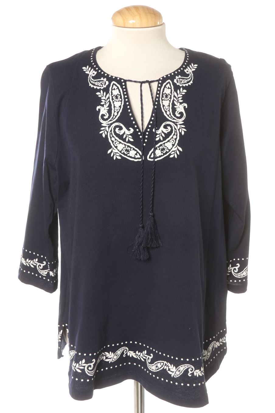 Blusa a maniche lunghe de El Corte Ingles de la talla M, de color blu oltremare