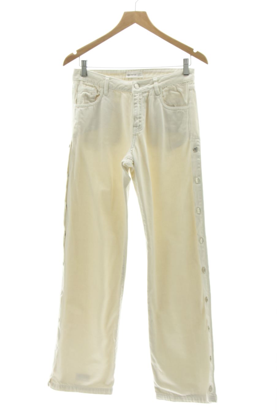 Vaquero de Brownie de la talla XS, de color blanco de ropa vaquera