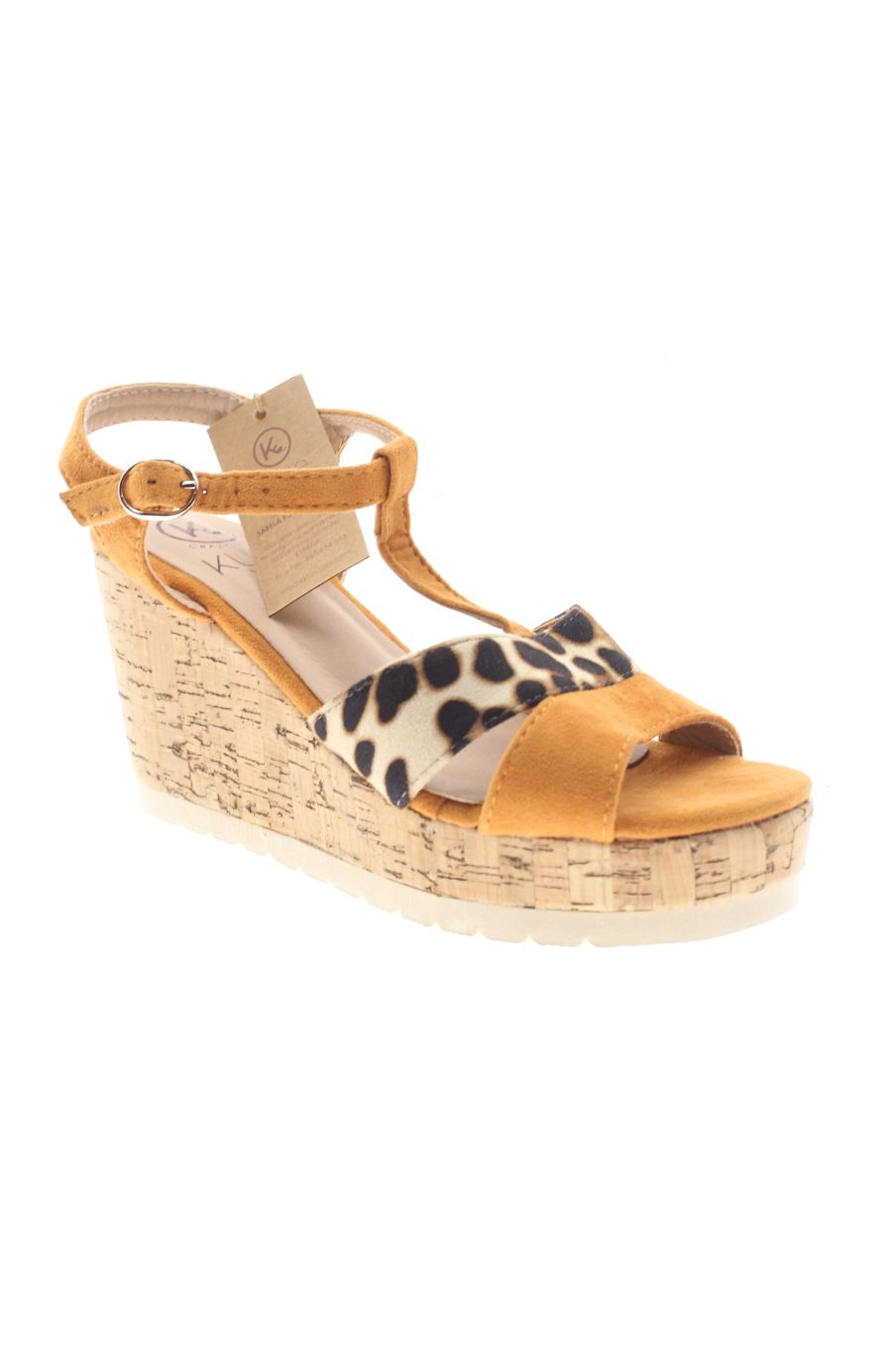 Plataformas de kylie de la talla 37, de color marrón de