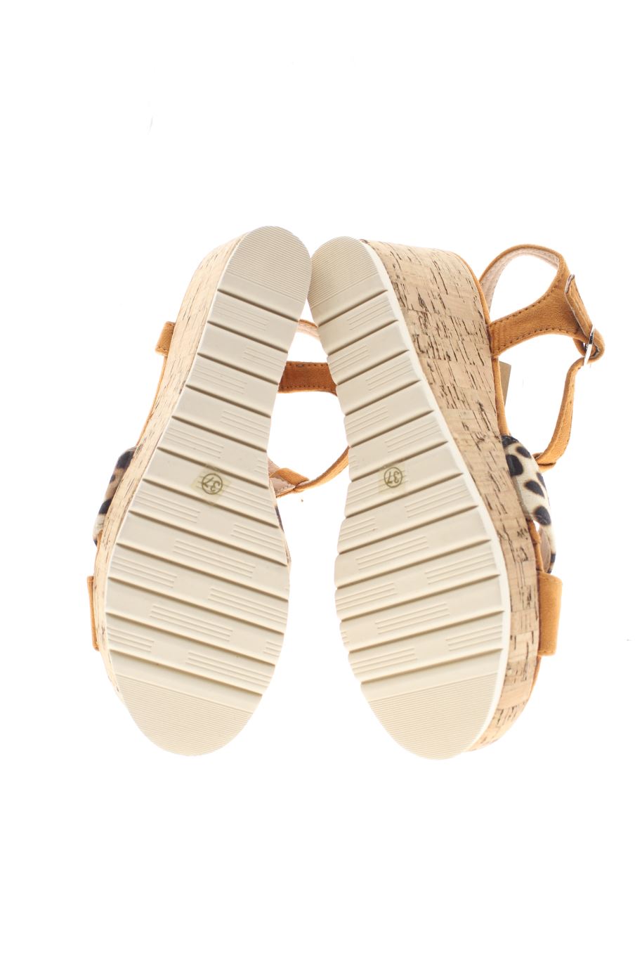 Plataformas de kylie de la talla 37, de color marrón de