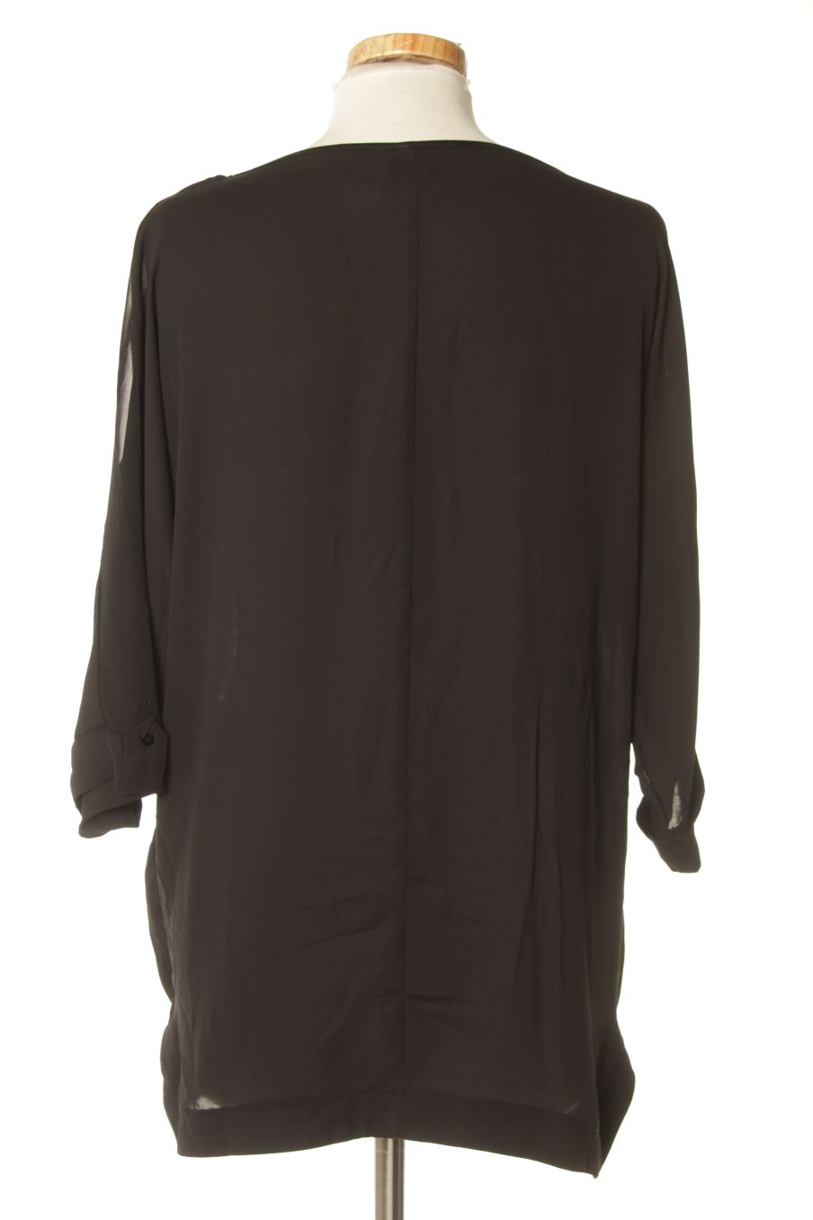 Blouse à manches longues Desigual de la taille M, de couleur noir