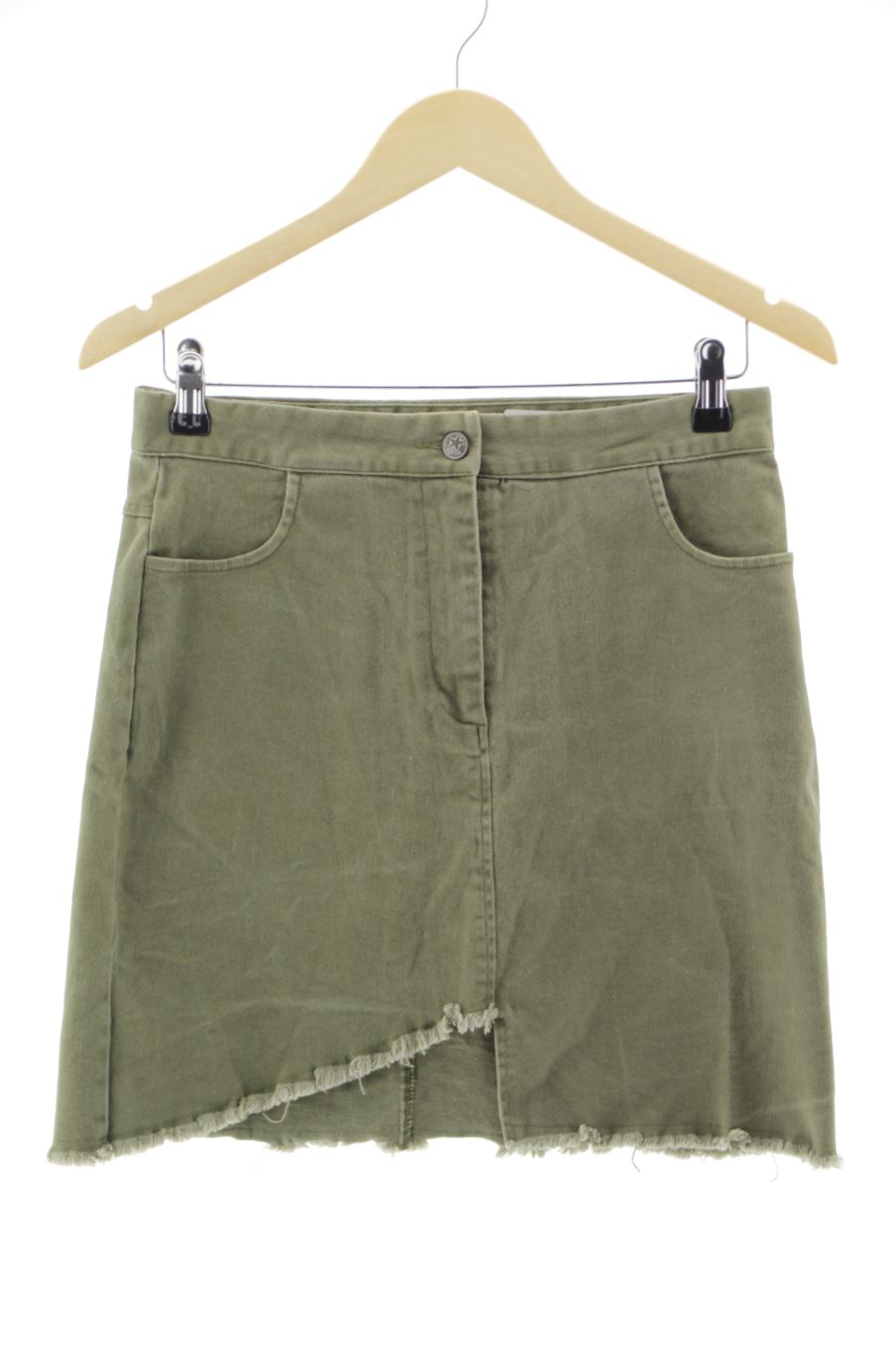 Jupe Boohoo de la taille 40, de couleur vert