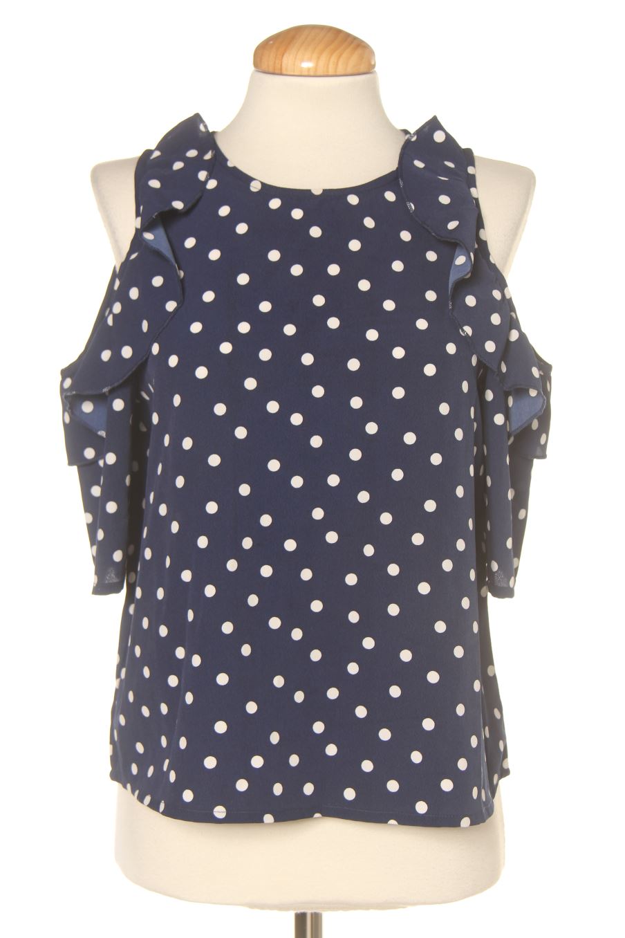 Blusa de manga corta de Tiffosi de la talla S, de color azul