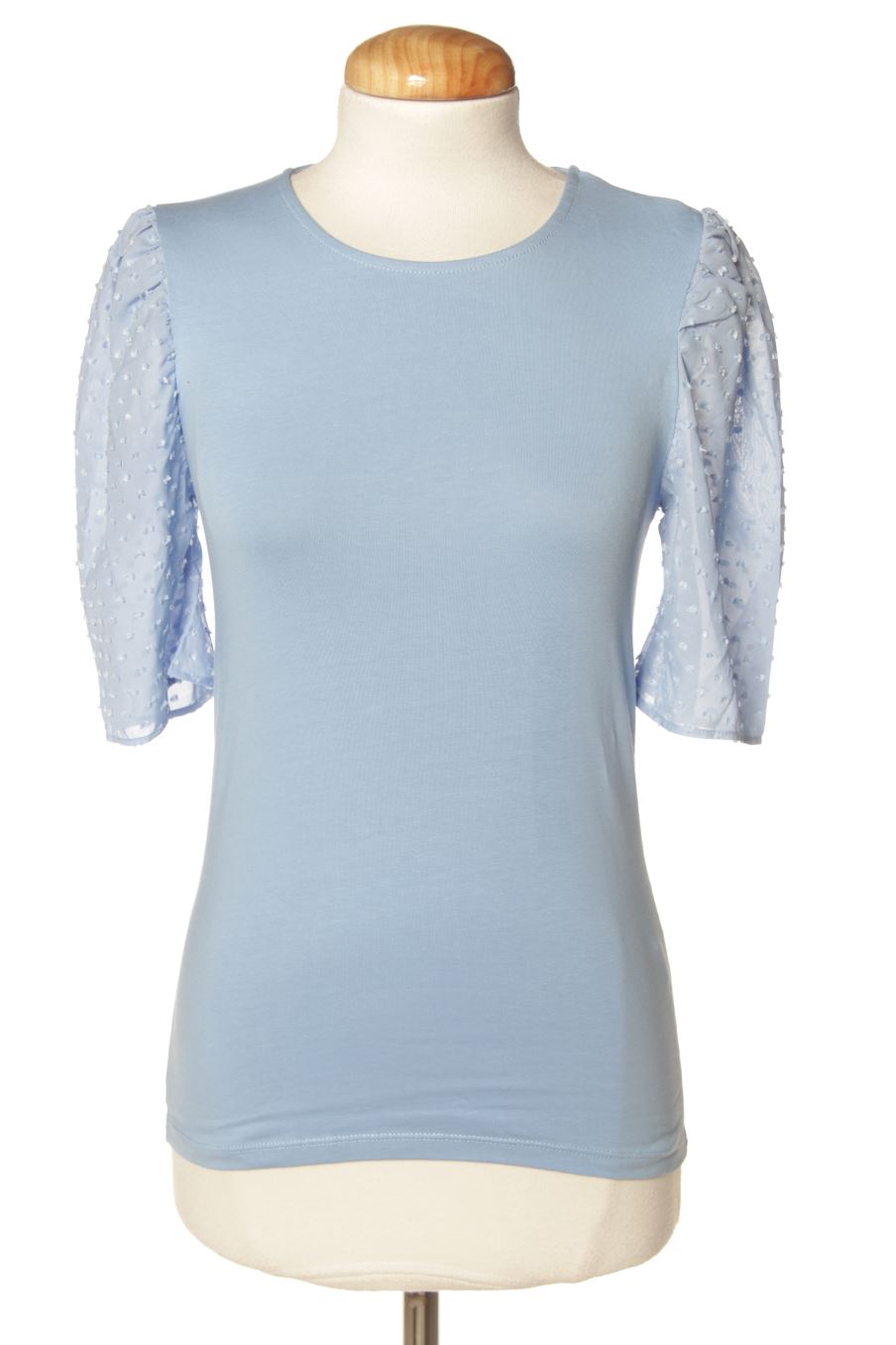 T-shirt Stradivarius de la taille S, de couleur bleu