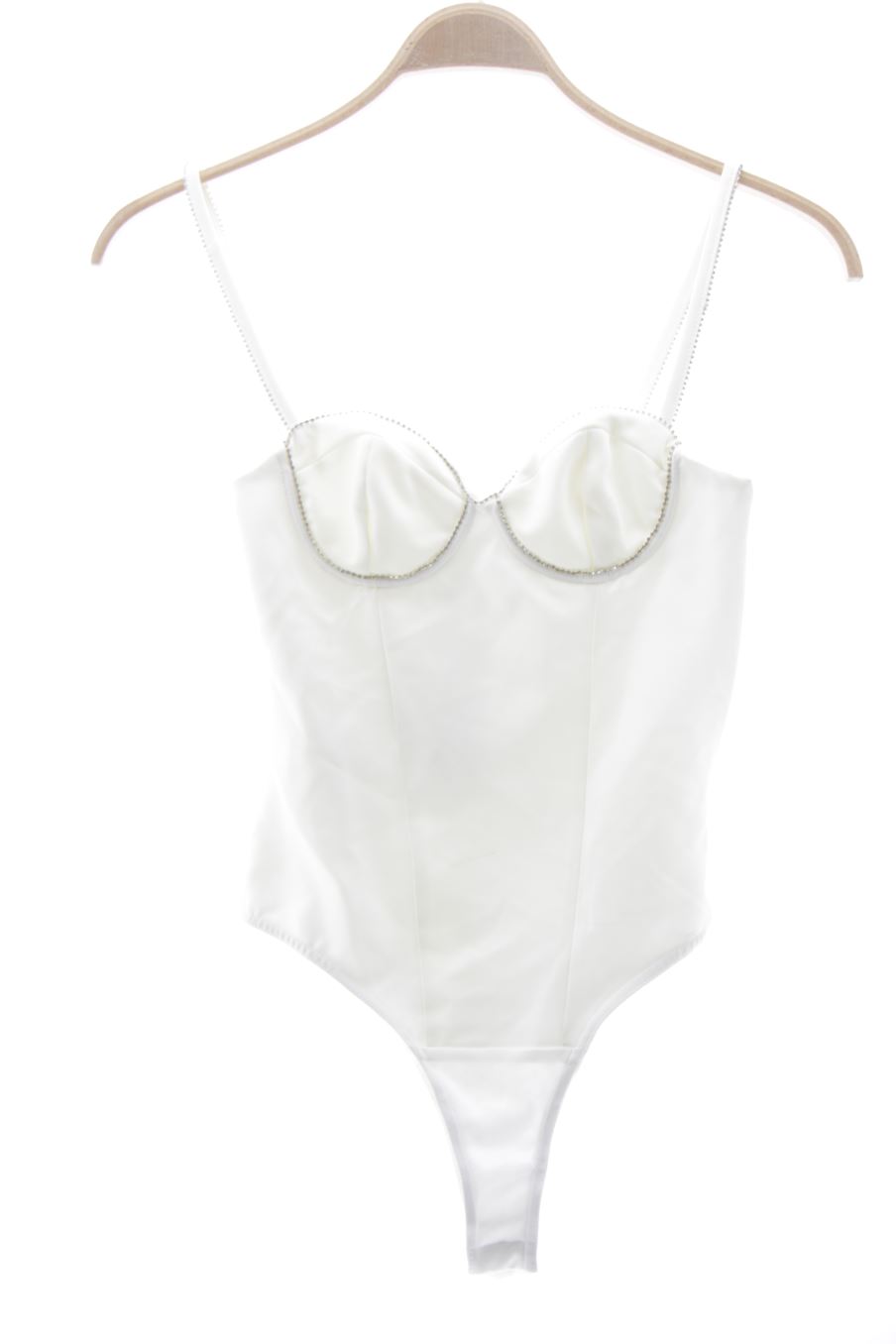 Body de Zara de la talla XS, de color blanco
