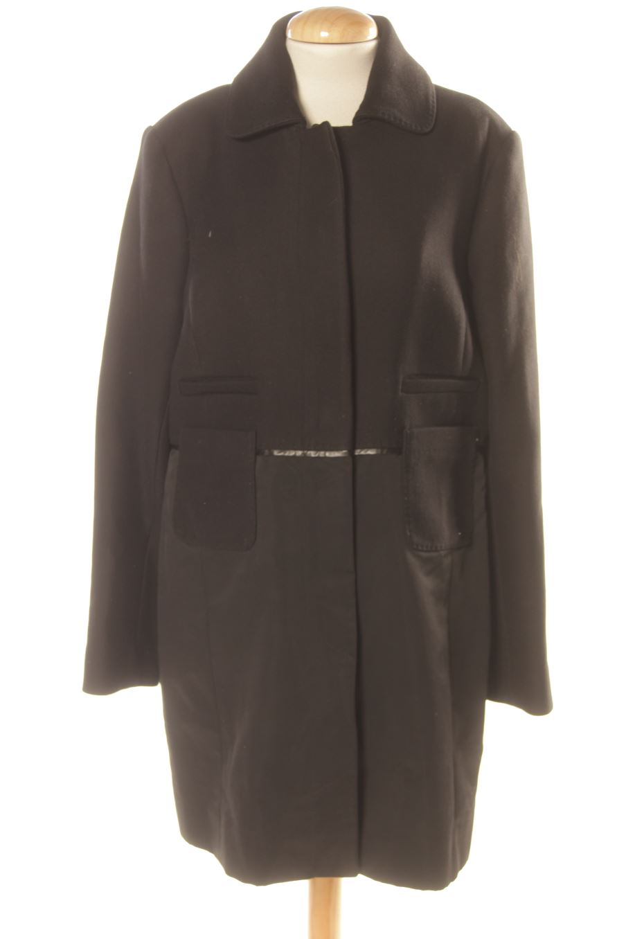 Manteau Comptoir des Cotonniers de la taille 44, de couleur noir