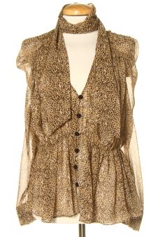Blouse à manches longues XS Zara