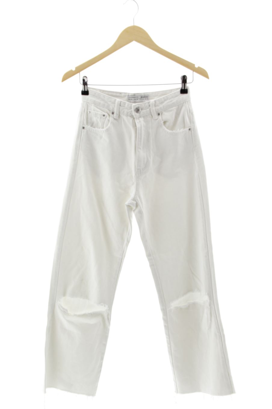 Jeans Stradivarius de la taille 32, de couleur blanc de denim
