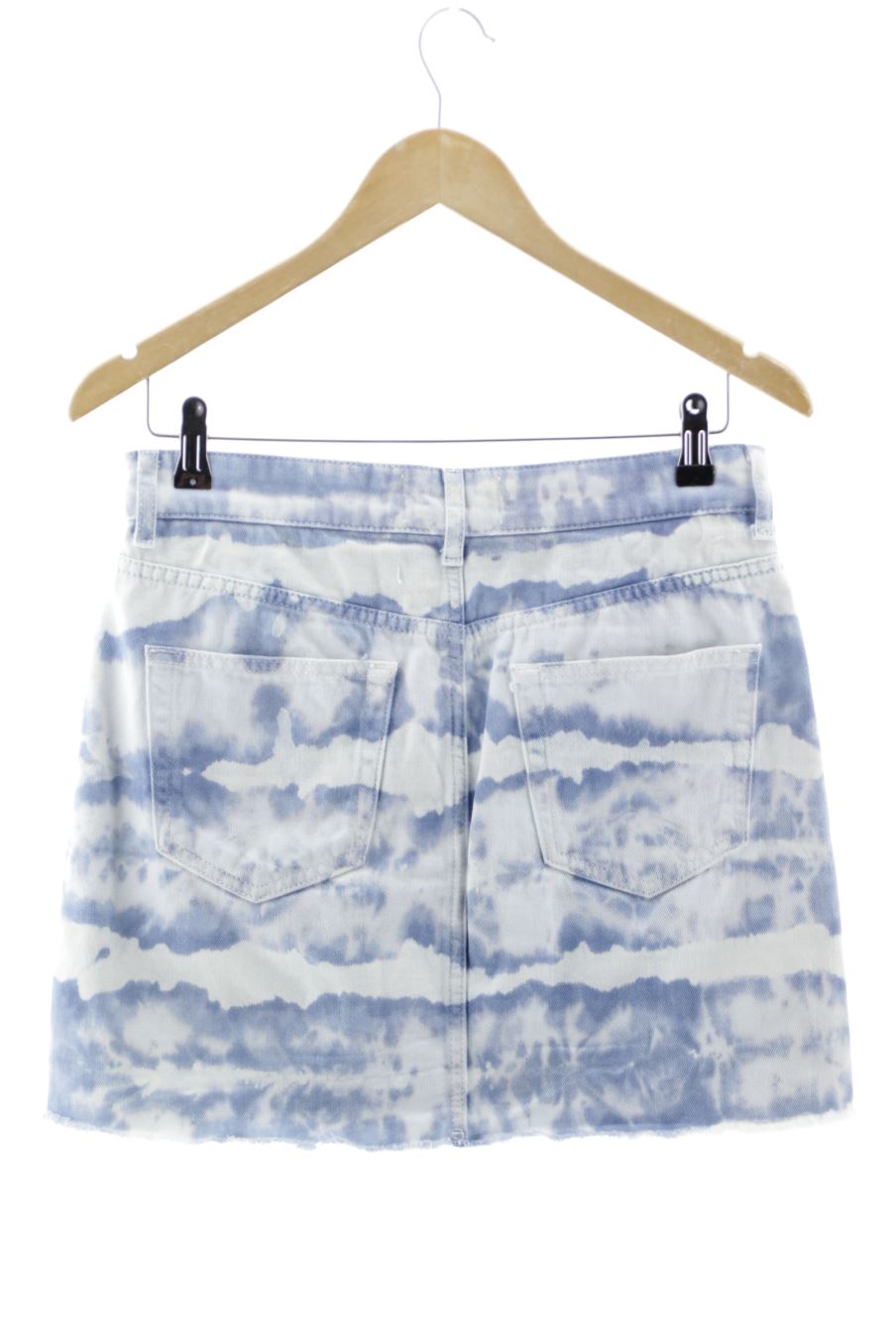Jupe Mango de la taille M, de couleur bleu de denim