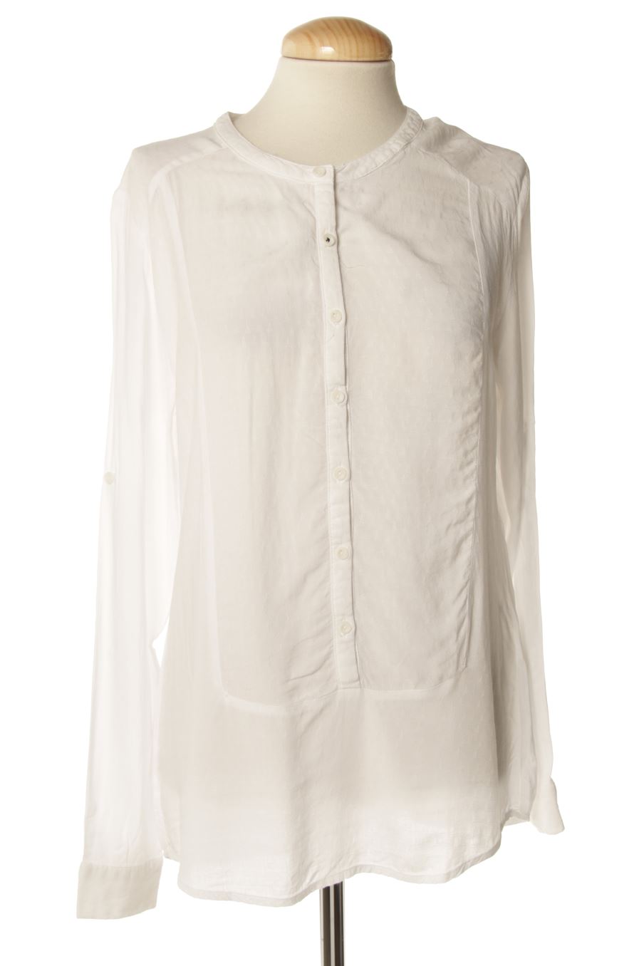 Blouse à manches longues Yerse de la taille S, de couleur blanc