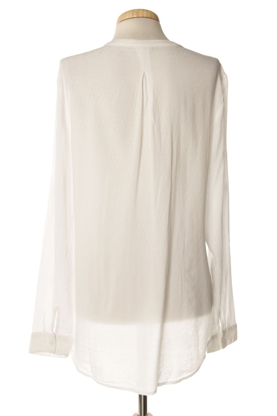 Blouse à manches longues Yerse de la taille S, de couleur blanc