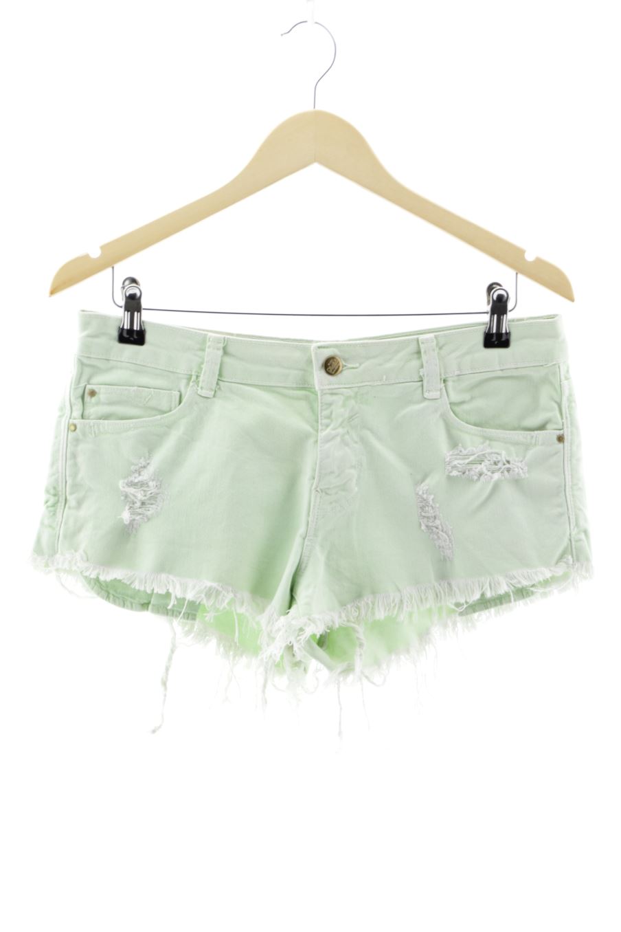 Shorts Trafaluc de la taille 38, de couleur vert de denim