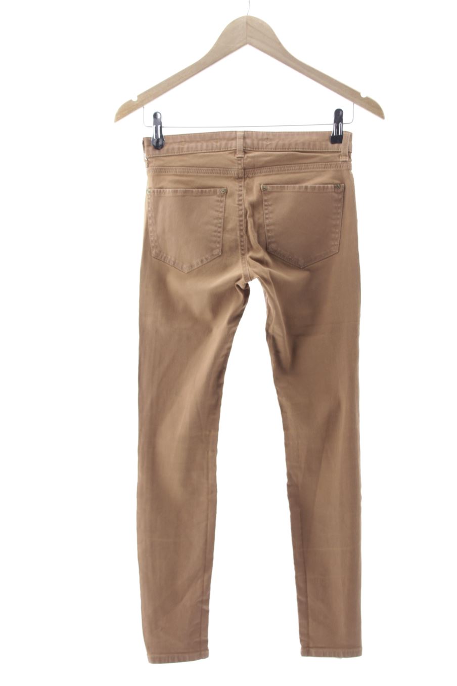 Jeans Zara de la taille 34, de couleur marron de denim