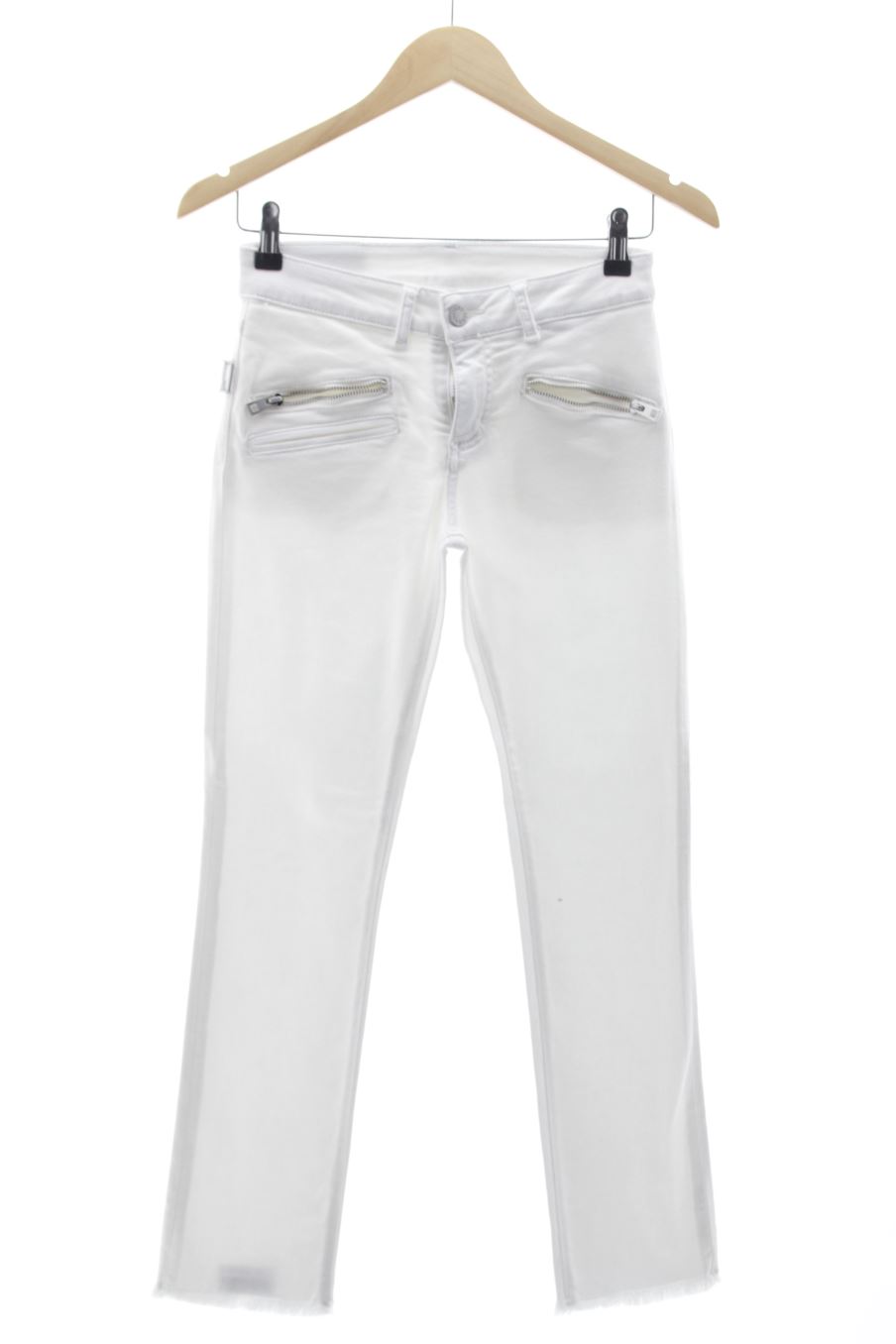 Jeans Zadig & Voltaire de la taille 34, de couleur blanc de denim