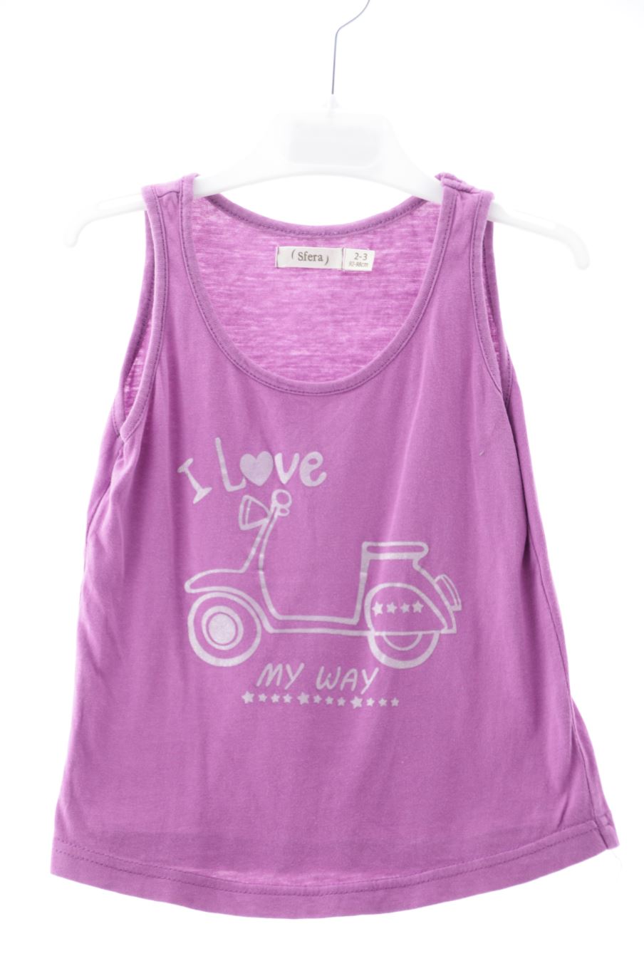 Camiseta sin mangas de Sfera de la talla 2 años de segunda mano