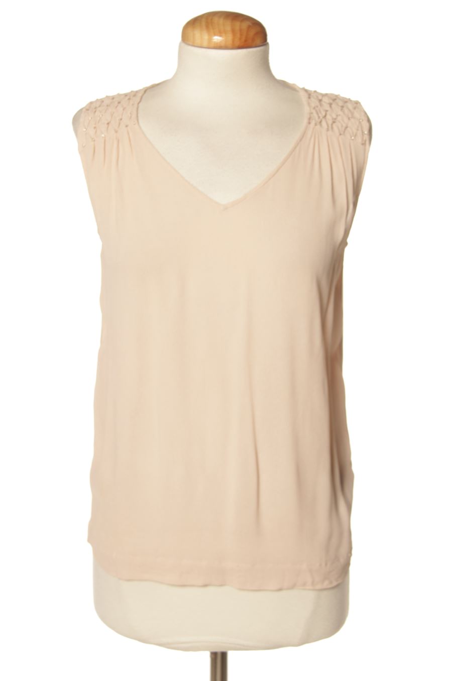 Blouse à manches courtes Massimo Dutti de la taille XS, de couleur rose