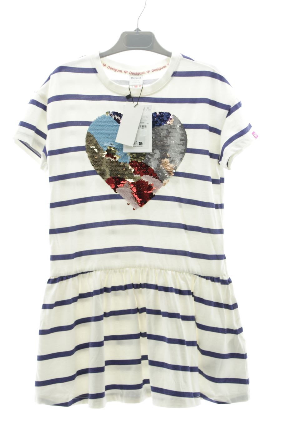 Robe casual Desigual de la taille 7 ans avec une étiquette