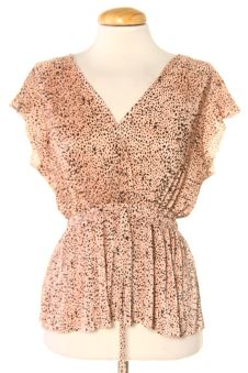 Blouse à manches courtes L Stradivarius