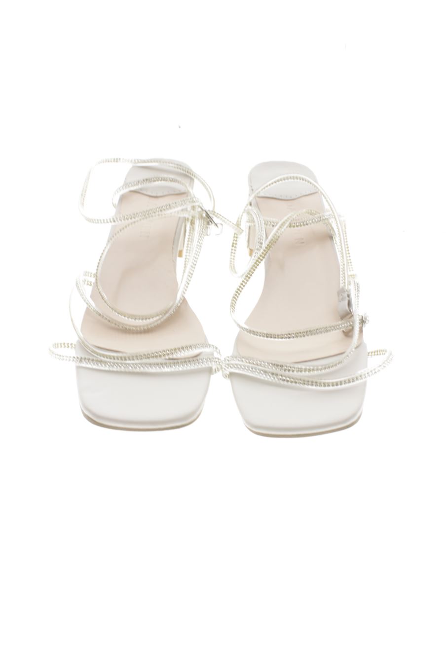 Sandalias tacon de DA LI REN de la talla 40, de color gris de