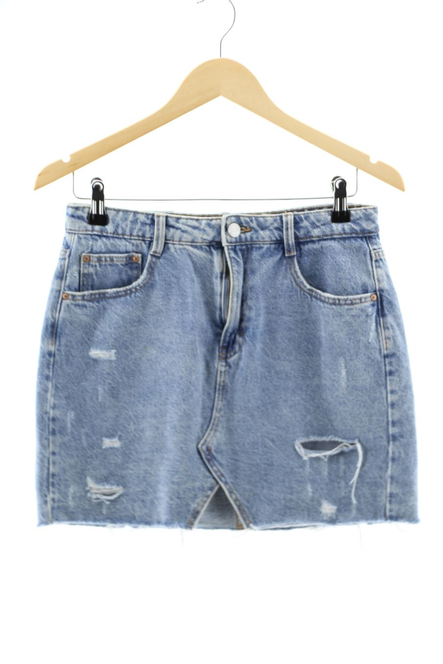 Gonna de Pull & Bear de la talla M, de color blu