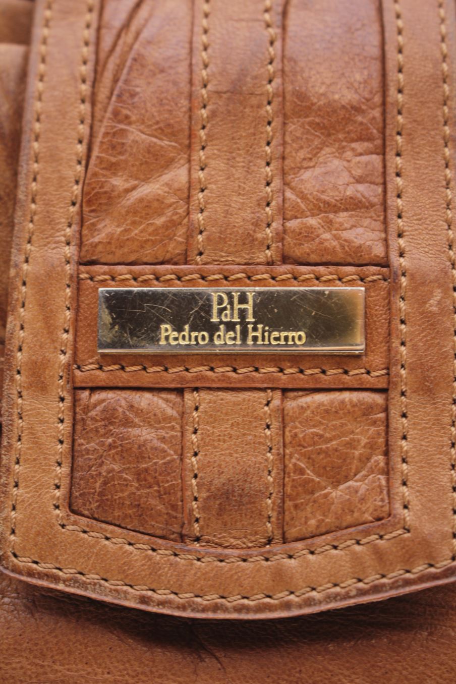 Bolso de Mano Marrón de Pedro del Hierro