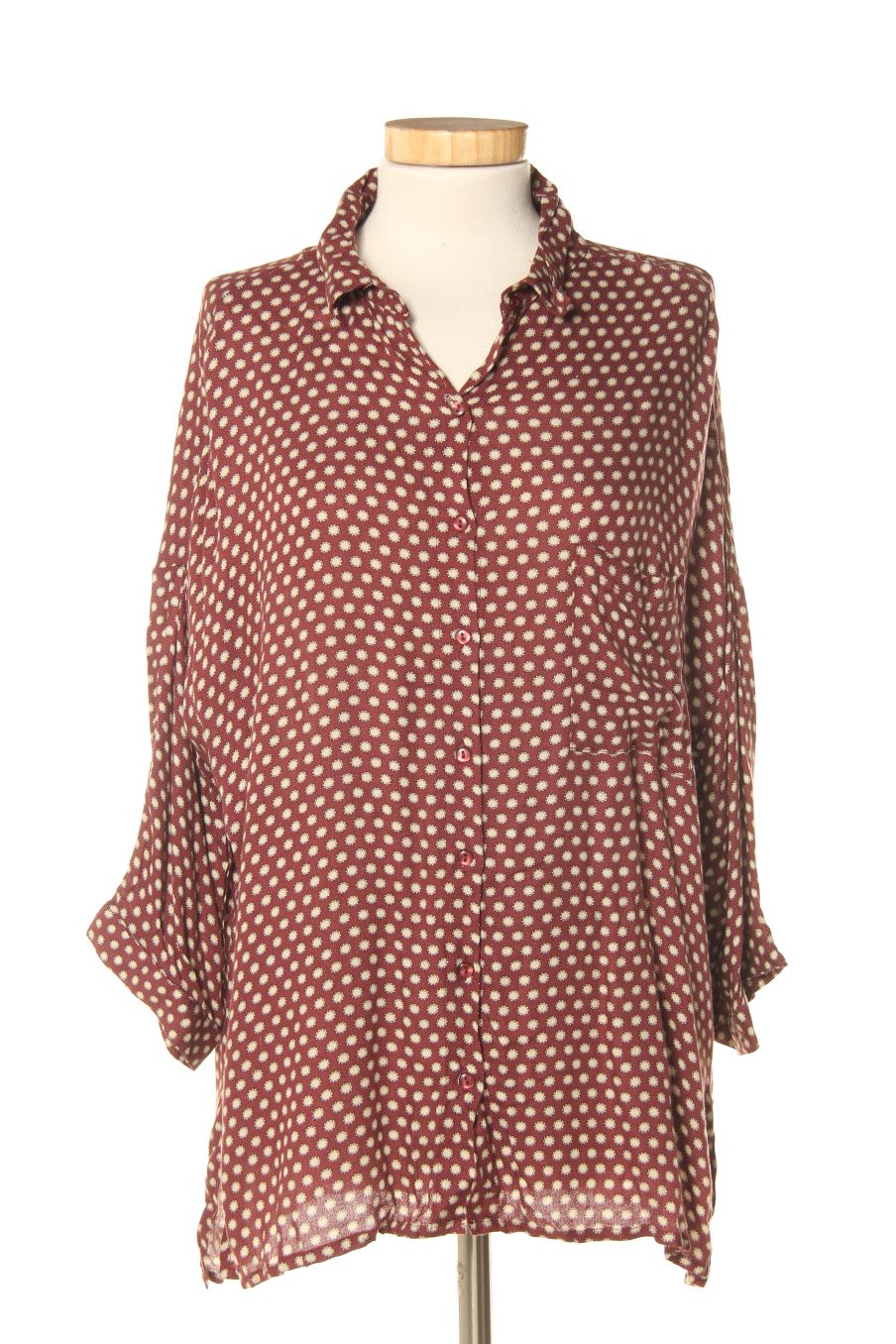 Camisa de Trucco de la talla S, de color burdeos