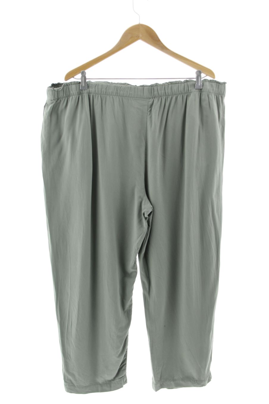 Pantalón Casual de Mango de la talla XL, de color verde