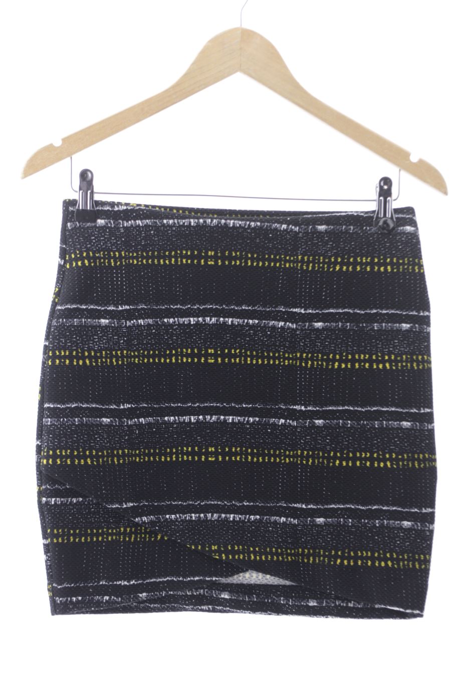 Falda de H&M de la talla XS, de color rayas