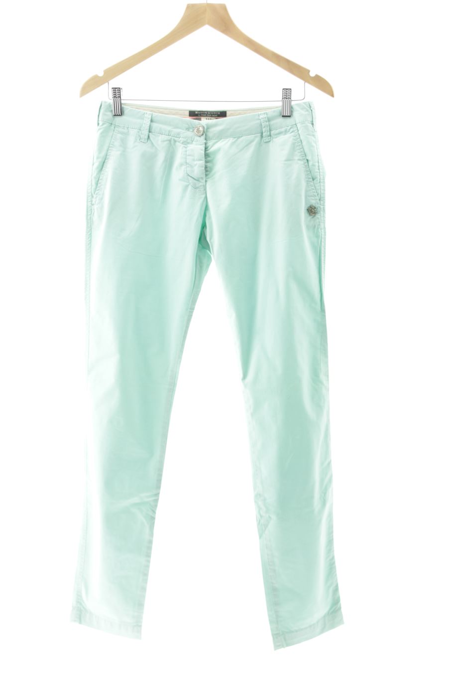 Pantalon Maison Scotch de la taille 36, de couleur turquoise