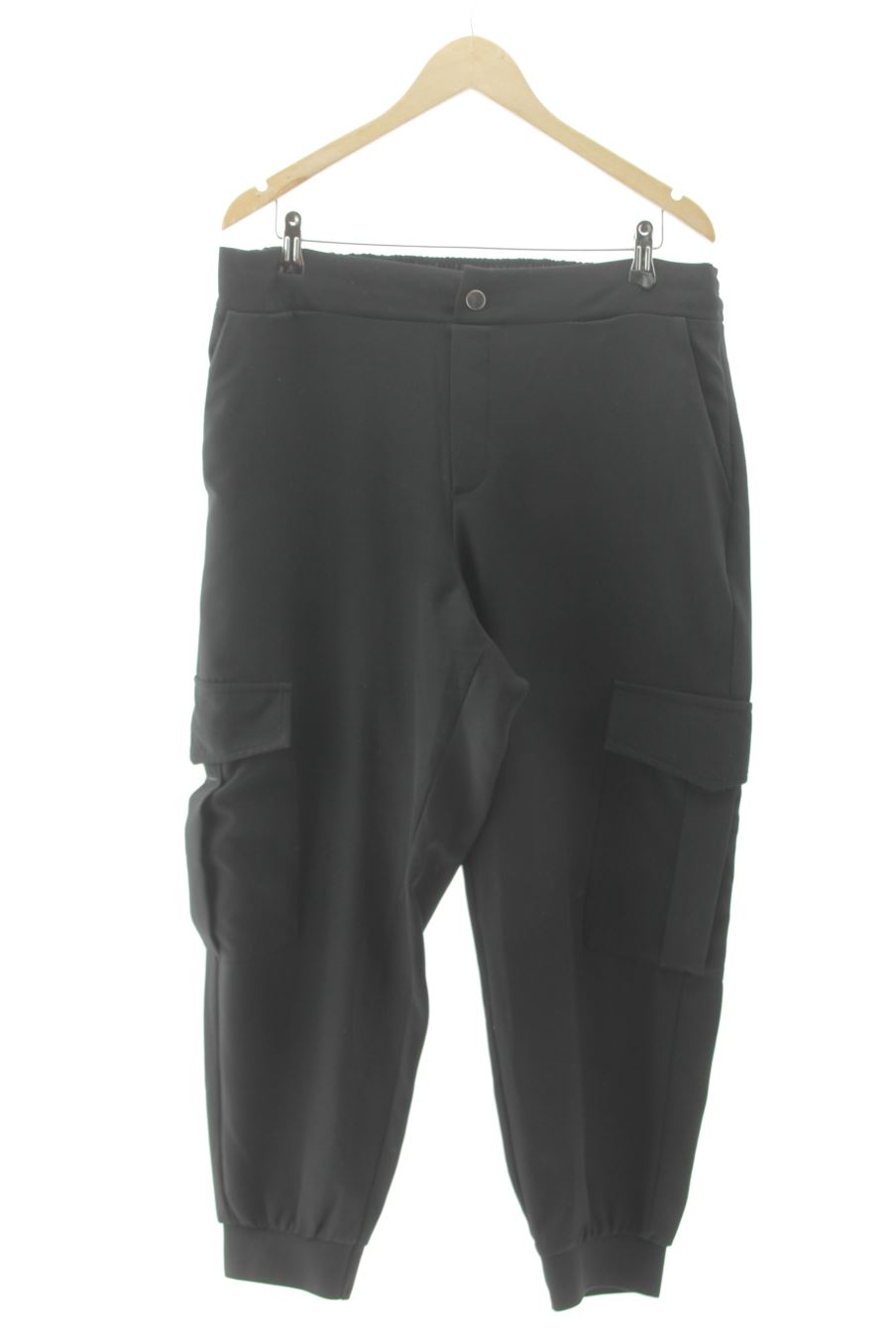 Pantalon Zara de la taille XL, de couleur noir