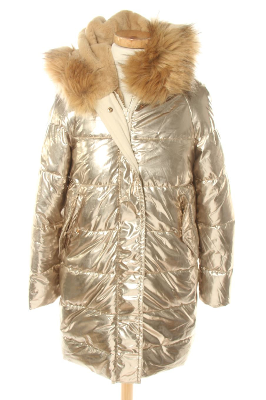 Manteau K.Zell de la taille S de couleur dore
