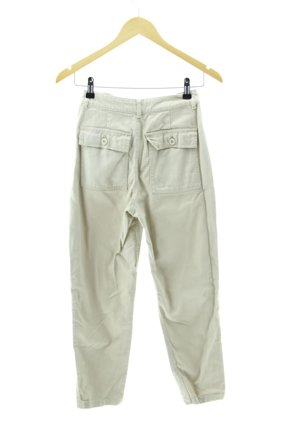Vaqueros de Pull & Bear de la talla 32, de color beige de ropa vaquera