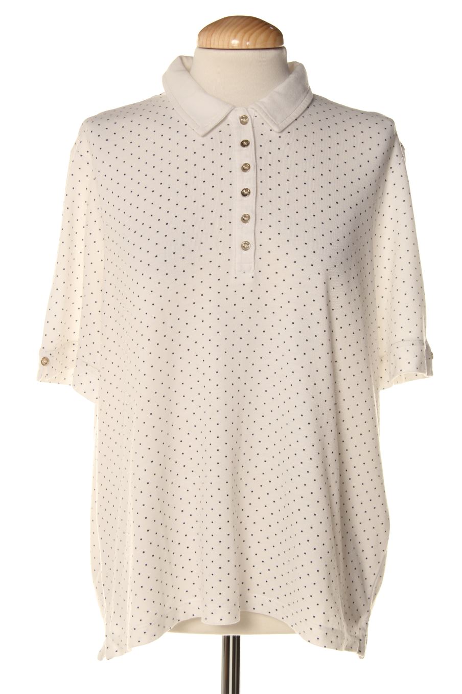 Polo Cortefiel de la taille L, de couleur blanc