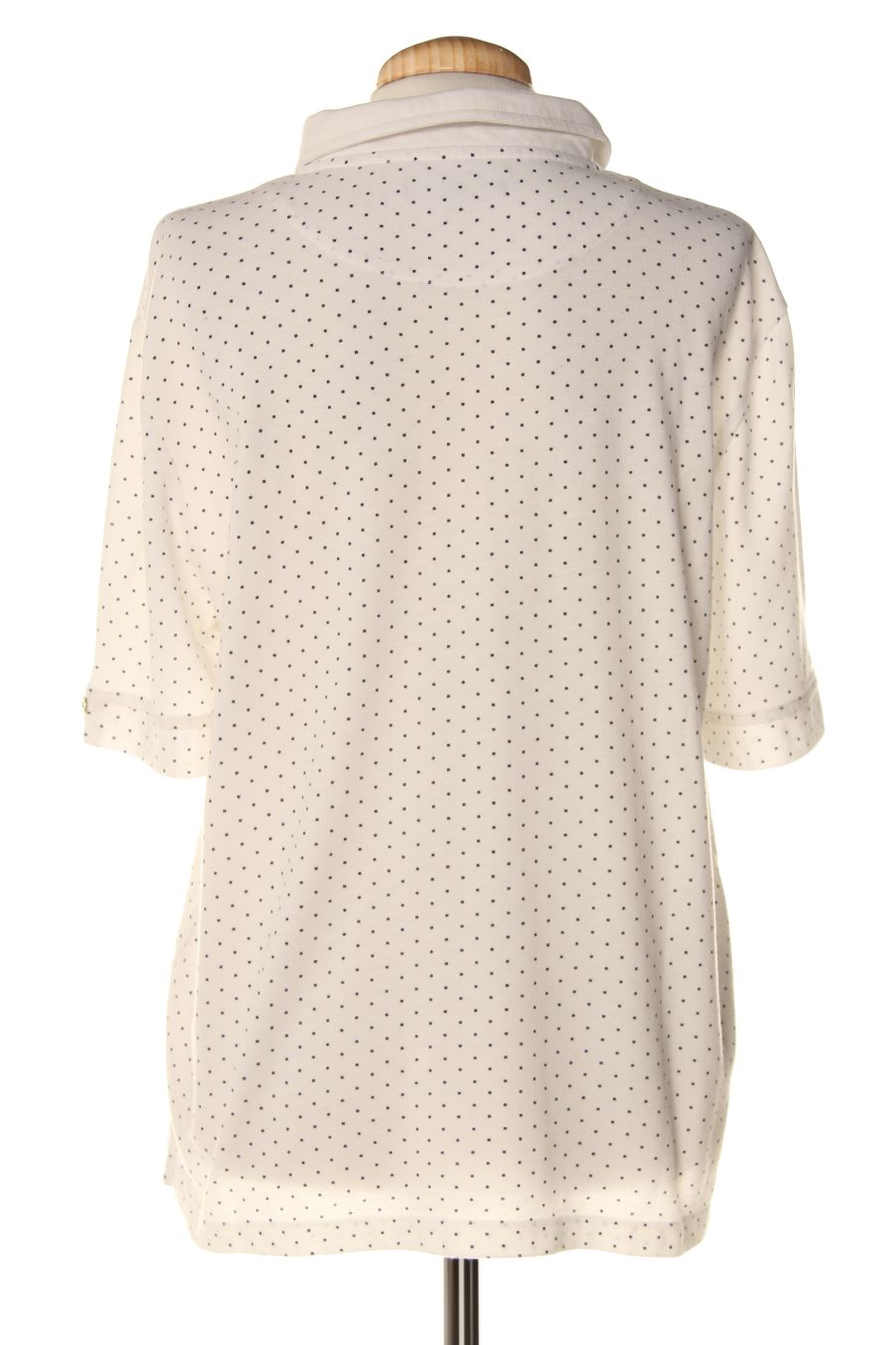 Polo Cortefiel de la taille L, de couleur blanc