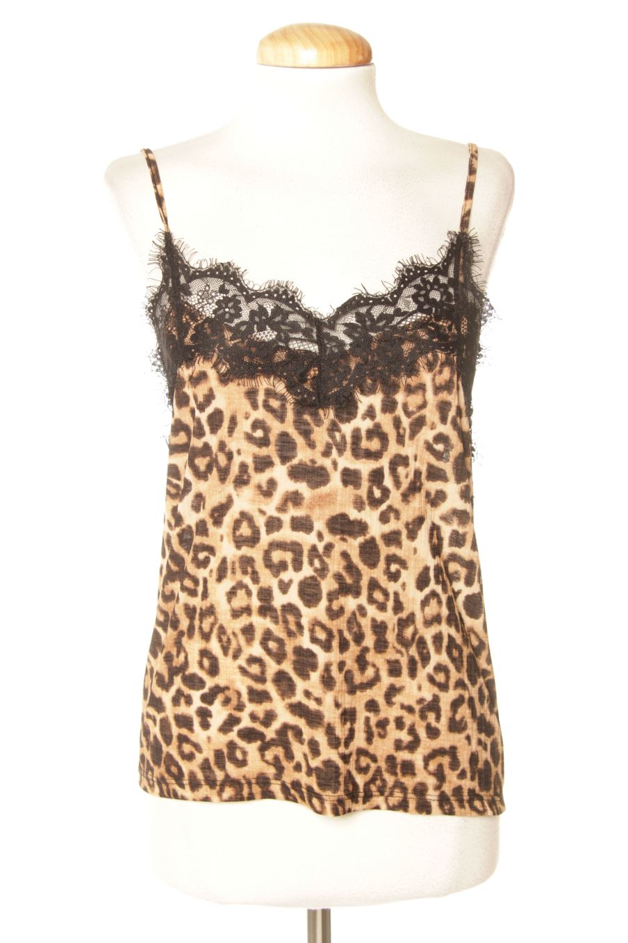 Top de Zara de la talla S, de color animal print
