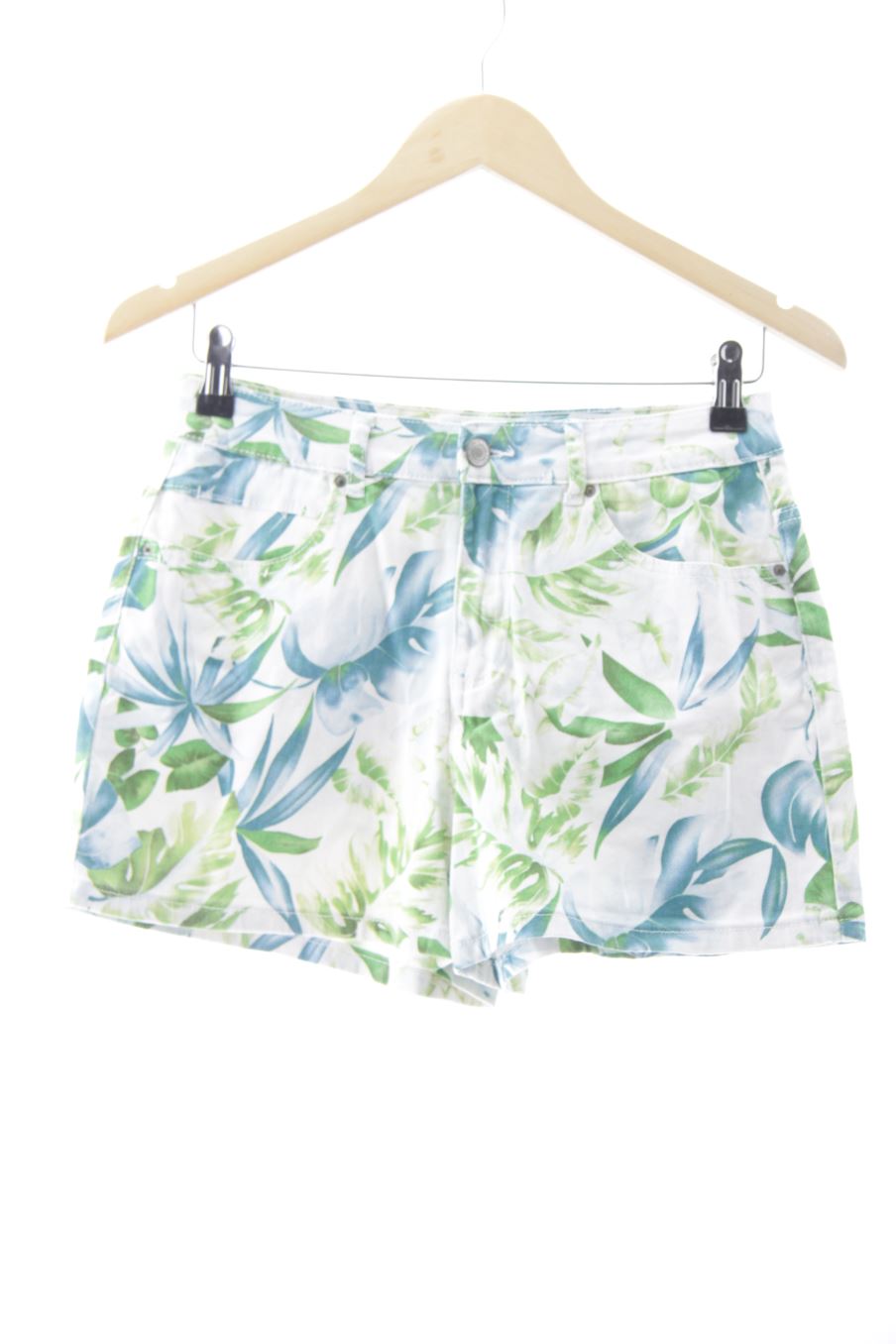 Shorts Cortefiel de la taille 36, de couleur imprimés de denim