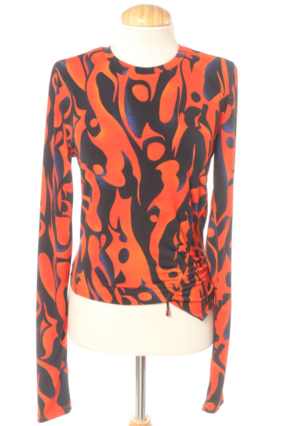 T-shirt à manches longues Bershka de la taille L, de couleur imprimés