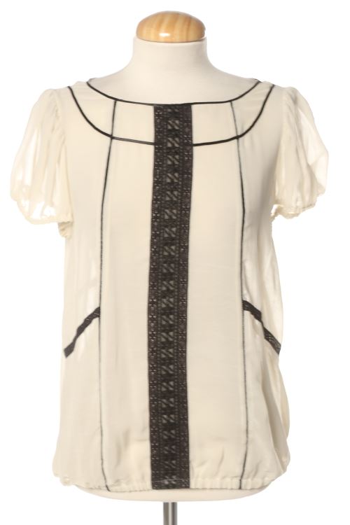 Blusa a maniche corte