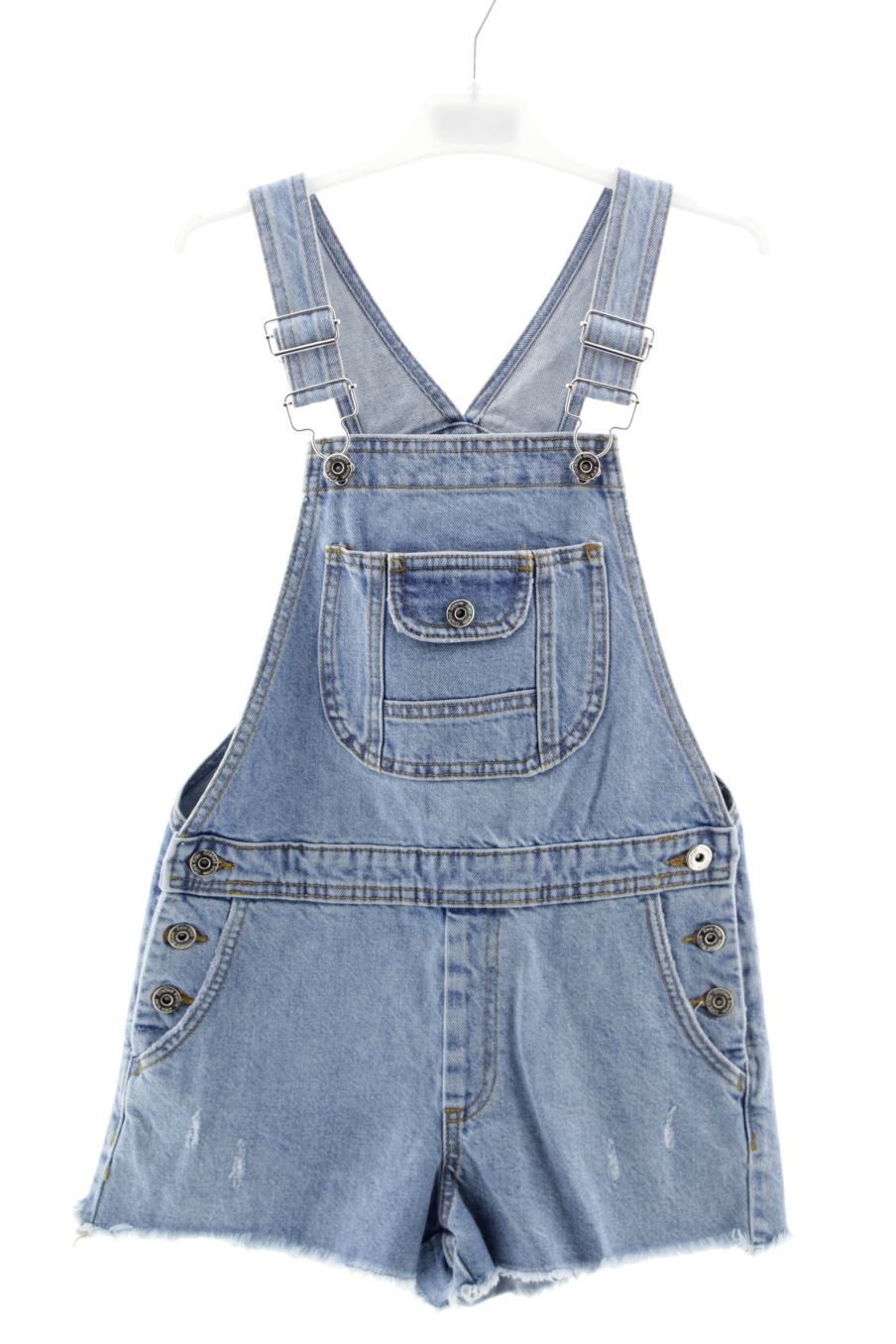 Pantalones de peto de Zara de la talla 11 años de denim con etiqueta