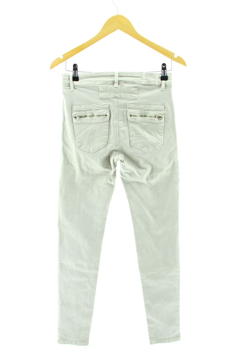 Jeans Made in italy de la taille S, de couleur beige de denim