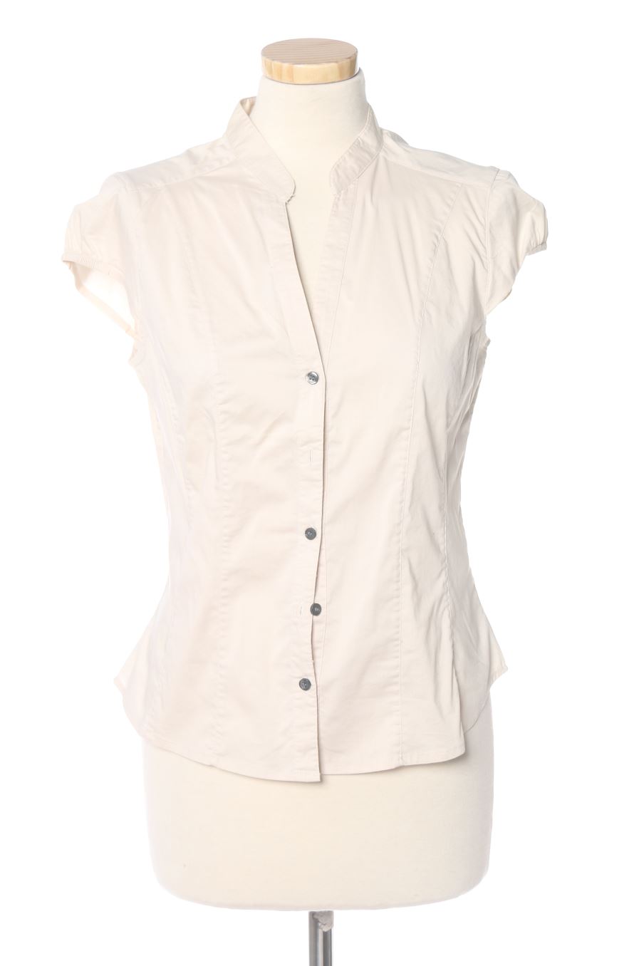 Camisa sin mangas de H&M de la talla 38, de color beige