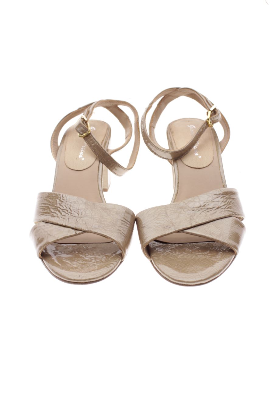 Sandalias tacon de Giorgia P. de la talla 40, de color marrón de