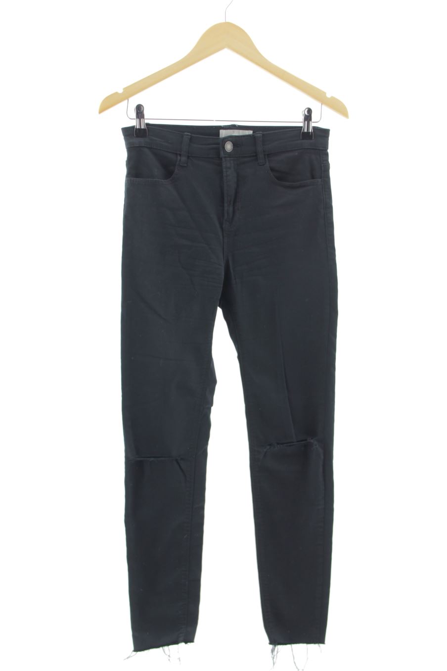 Jeans Stradivarius de la taille 36, de couleur noir de denim