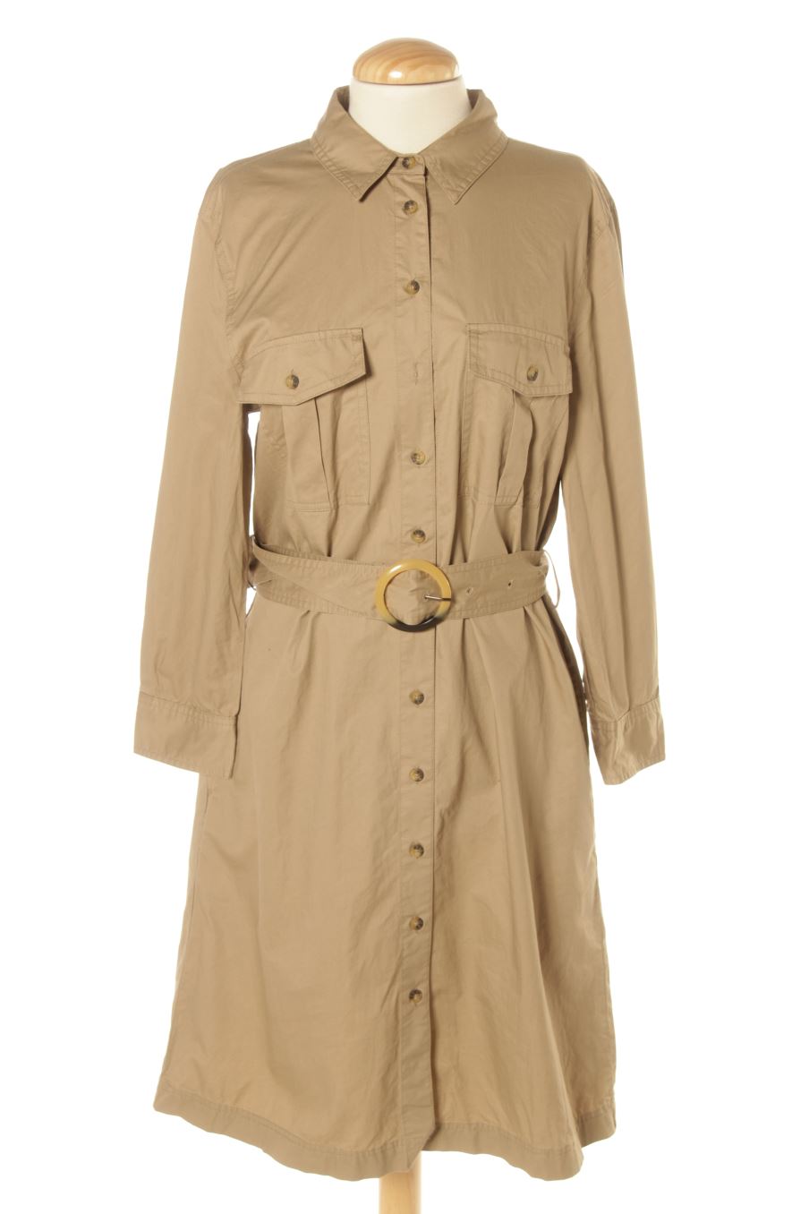 Vestido casual de Mango de la talla M, de color marrn