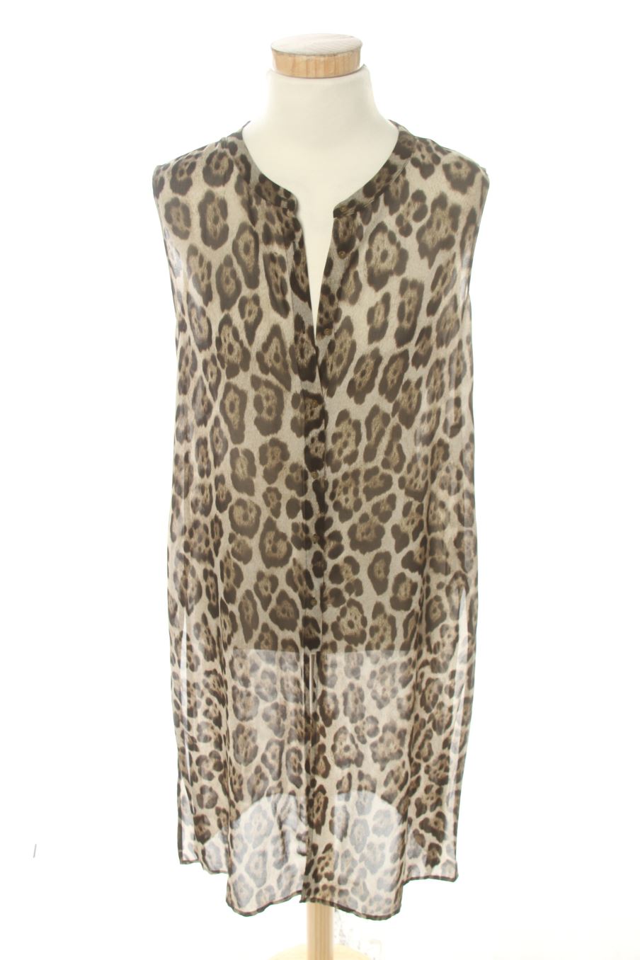 Top Zara de la taille XS, de couleur animal print