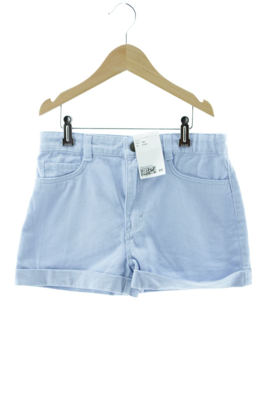Vaqueros cortos de H&M de la talla 9 años de denim con etiqueta