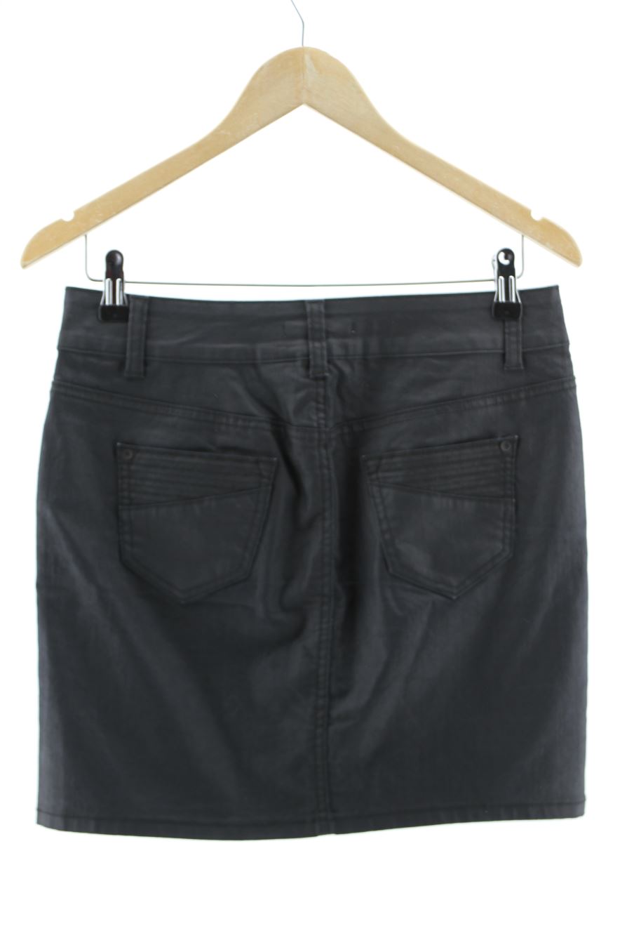 Jupe Camaieu de la taille 36, de couleur noir de denim