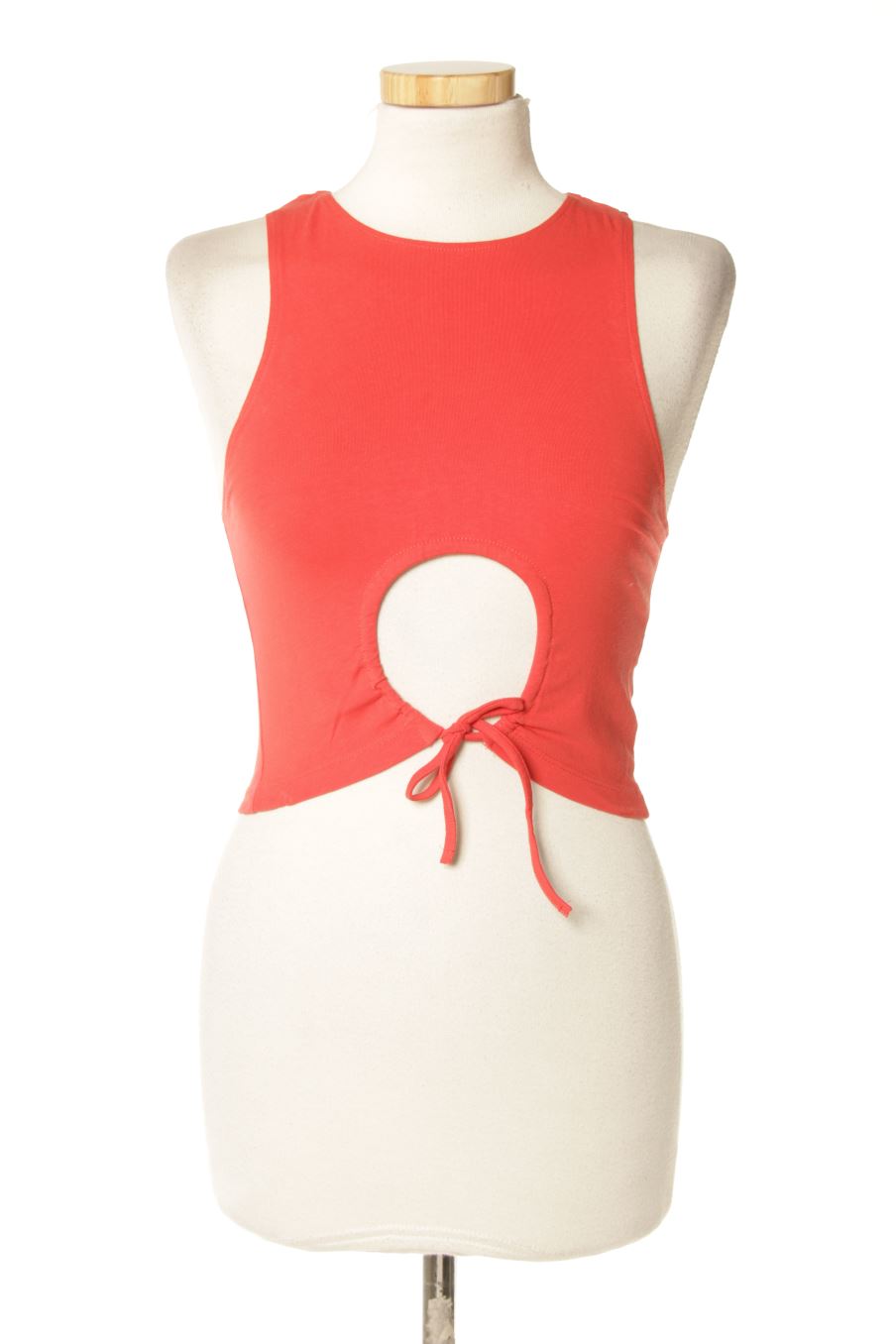 Top de PERCENTIL de la talla S, de color coral