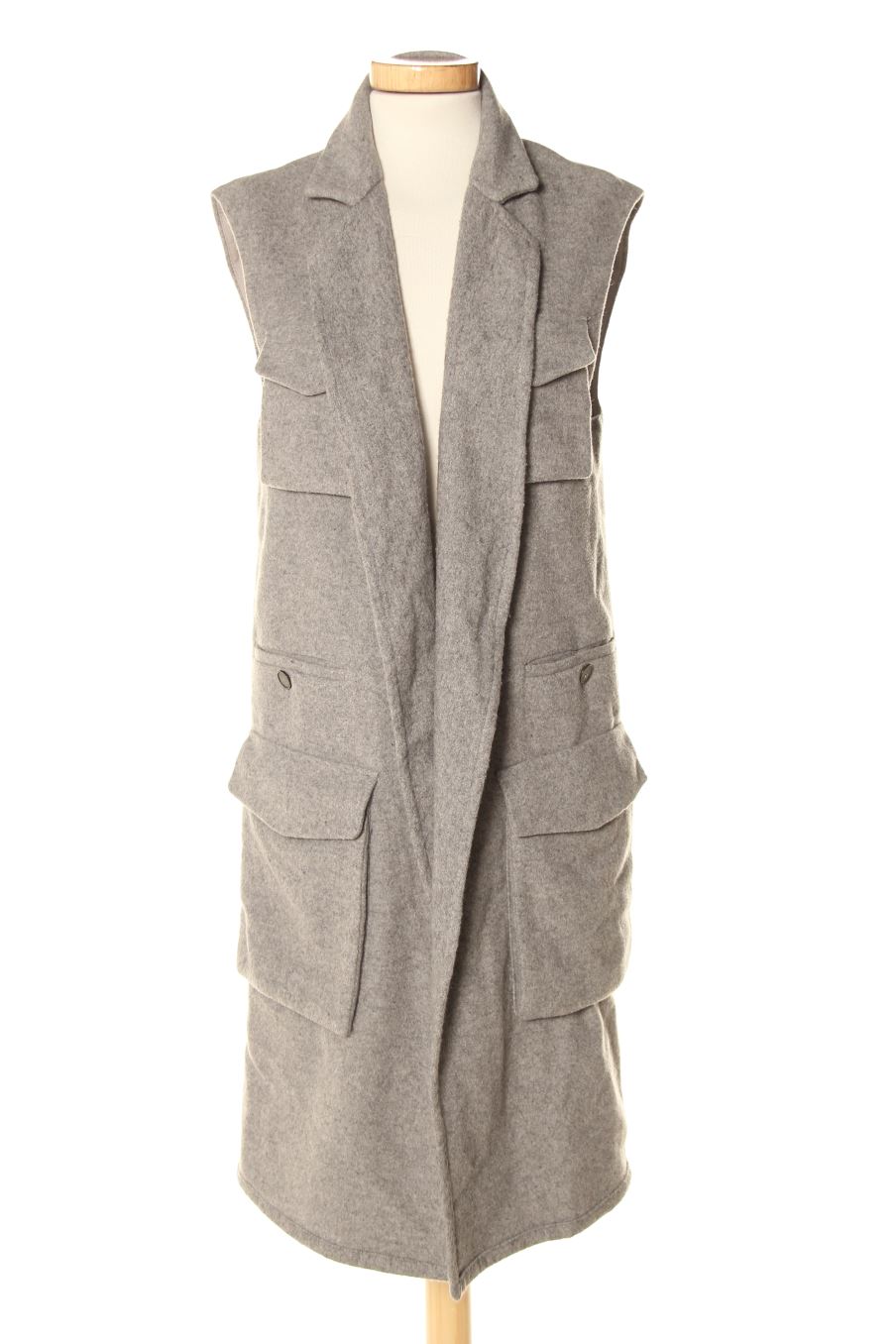 Veste sans manches Mango de la taille S, de couleur gris