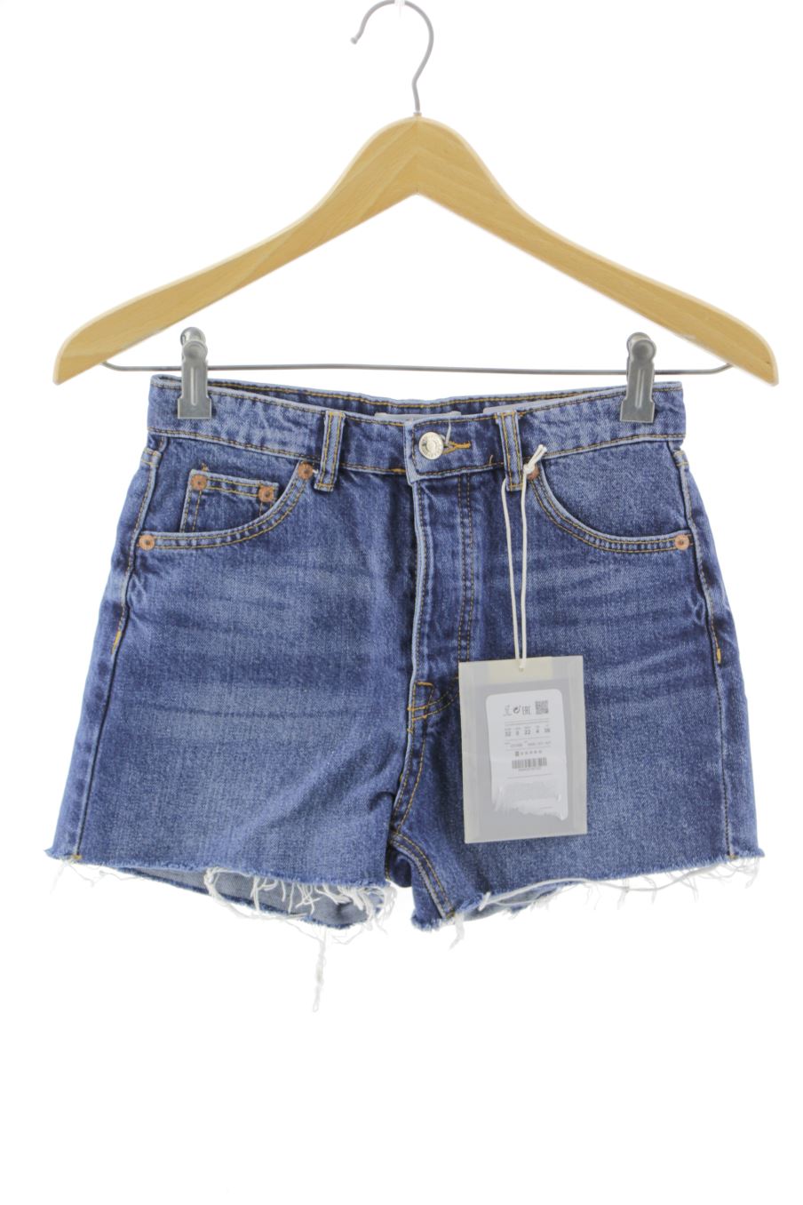 Shorts Pull & Bear de la taille 32, de couleur bleu de denim